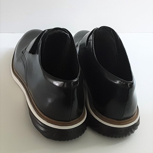 COLE HAAN Women's Shoes GrandEvolution Modern Monk Black /Optic White NWT - Picture 10 of 12